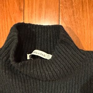 Abercrombie & Fitch Charcoal Ribbed Turtleneck dress
